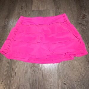 Sonic Pink Pace Rival Lululemon Skirt
